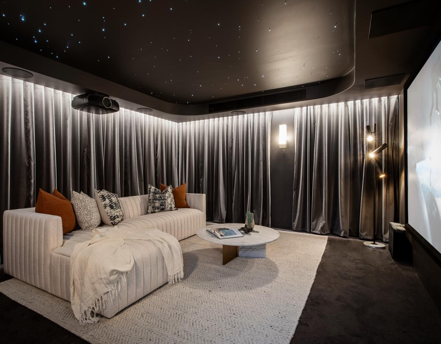 Woollahra Residence media room